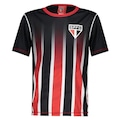 Camisa do São Paulo Braziline Ser Infantil PRETO