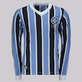 Camisa Manga Longa do Grêmio Retrô 1983 Futfanatics Masculina AZUL