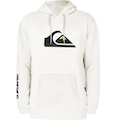 Blusão de Moletom Masculino Quiksilver com Capuz Comp Logo 2.0 BRANCO