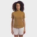 Camiseta Olympikus Comfy Gola Alta Feminina MARROM
