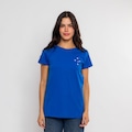 Camiseta Baby Look Oficial Cruzeiro Classic Sintetico Surf Center AZUL