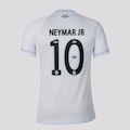 Camisa do Santos I Umbro 25/26 Jogador Neymar Jr 10 Masculina BRANCO