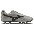 Chuteira de Futebol de Campo Masculina Mizuno Morelia Classic PRATA/PRETO