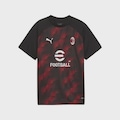 Camisa Ac Milan Pré Jogo Infantil Puma PRETO