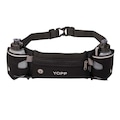 Cinto de Hidratação Yopp Neoprene com 2 Squeezes PRETO