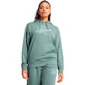 Blusão Feminino Puma Script Comfort Hoodie com Capuz VERDE