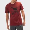 Camiseta Masculina Oakley Heritage Skull Tee Red Night VERMELHO