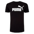 Camiseta Puma ESS No.1 Logo Tee Infantil PRETO
