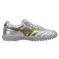 Chuteira Society Adulto Mizuno Morelia II Elite Pro AS PRATA