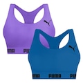 Top Puma Nadador sem Costura - 2 Unidades - Feminino ROXO
