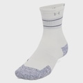 Meia Cano Médio Under Armour Cushion Corrida Unissex BRANCO