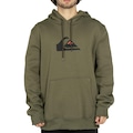 Blusão de Moletom Quiksilver Comp Logo WT25 VERDE ESCURO
