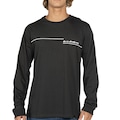 Camiseta Quiksilver Manga Longa New Lines WT25 Masculina CINZA ESCURO