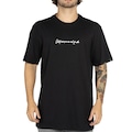 Camiseta Quiksilver Rushed Logo DNA WT25 Masculina PRETO