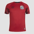 Camisa do Santos Umbro Goleiro 2025 Masculina VERMELHO