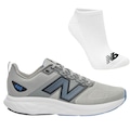 Tênis Masculino New Balance 460 V4 + Par de Meia CINZA/AZUL