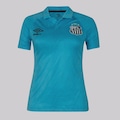 Camisa do Santos 25/26 Umbro Comemorativa Feminina AZUL