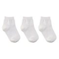 Meia Cano Médio Lupo - 3 Pares - Infantil BRANCO