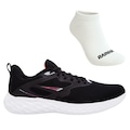 Tênis Feminino Rainha Drive IV + Par de Meia PRETO/ROSA