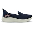 Tênis Feminino Olympikus Slip On Safira AZUL ESC/ROSA