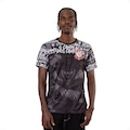 Camiseta do Corinthians Oficial Bem Vindo Ao Hospício Surf Center PRETO