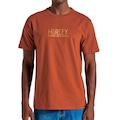 Camiseta Masculina Hurley Silk Shark MARROM
