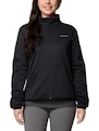 Jaqueta Feminina Columbia Fleece Hike Tech sem Capuz PRETO