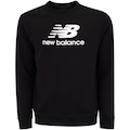 Blusão Masculino New Balance NB Essentials Basic sem Capuz PRETO