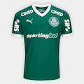 Camisa do Palmeiras I 25/26 Puma Torcedor Patrocínio Masculina VERDE