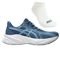 Tênis Feminino Asics Dynablast 5 + Par de Meia AZUL ESC/BRANCO