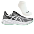 Tênis Masculino Asics Dynablast 5 + Par de Meia CINZA/VERDE CLA