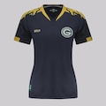Camisa do Goiás 24/25 Gr33n Goleiro Feminina AZUL ESCURO