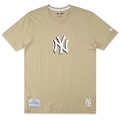 Camiseta Masculina New Era All Core New York Yankees BEGE