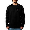 Blusão de Moletom Masculino Rip Curl Careca Corporate Sem Capuz PRETO
