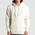 Blusão de Moletom Masculino Volcom Stone Around com Capuz OFF WHITE