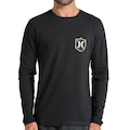 Camiseta Manga Longa Hurley Eagle WT25 Masculina PRETO