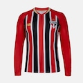 Camisa do São Paulo 25/26 Uniforme 2 Manga Longa New Balance Masculino VERMELHO