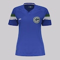 Camisa do Goiás 2024 Gr33n Treino CT Feminina AZUL