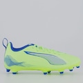 Chuteira de Campo Infantil Puma Ultra 5 Play VERDE