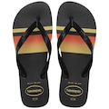 Chinelo Havaianas Top Basic Masculino PRETO/AMARELO CLA