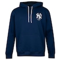 Blusão de Moletom Canguru Masculino New Era New York Yankees Fanpage AZUL ESCURO