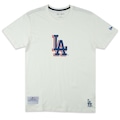 Camiseta Masculina New Era Los Angeles Dodgers All Core OFF WHITE