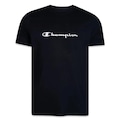 Camiseta Champion Mc Carry Over Clas Masculina PRETO