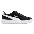 Opção de cor PRETO/BRANCO de Tênis Feminino Puma Court Lally Sd