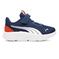 Tênis Infantil Puma Flexfocus Modern AC+ Ps AZUL ESC/LARANJA