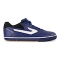 Chuteira de Futsal Masculina Topper Dominator 3 LT AZUL ESC/BRANCO