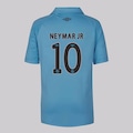 Camisa do Santos 25/26 Umbro Edição Especial 10 Neymar Jr. Infantil AZUL