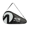 Raqueteira Acte para 2 Raquetes Beach Tennis PRETO/BRANCO