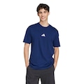 Camiseta Masculina adidas Small Logo AZUL/BRANCO