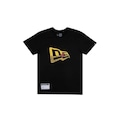 Camiseta Infantil New Era Branded PRETO/AMARELO